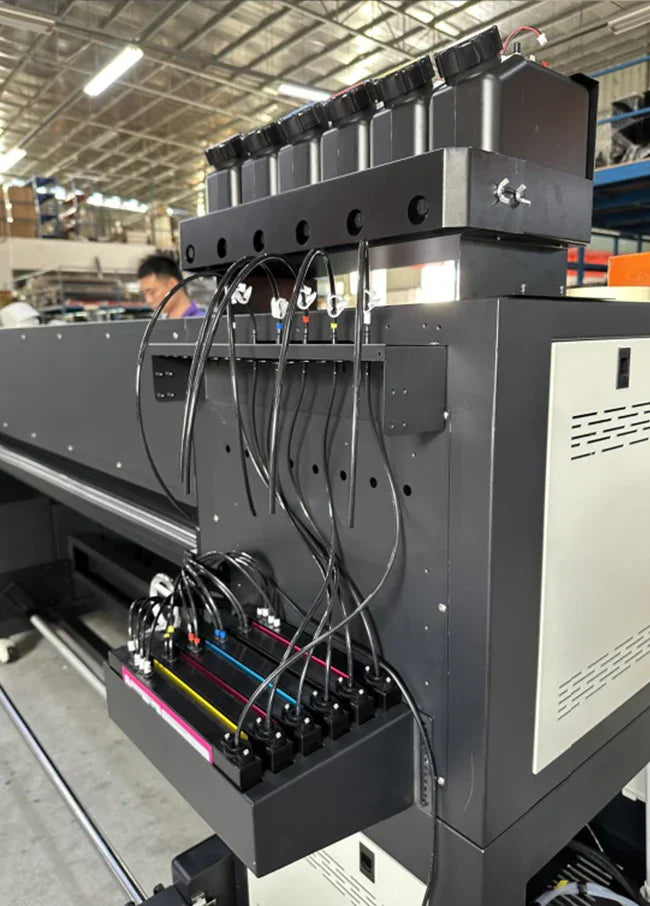Impresora de tinta híbrida UV de 1,8 m con 3/4 cabezales i3200U - SIGN COLOMBIA Plotter de corte