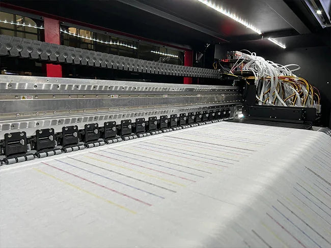 Impresora de sublimación industrial de 1,9m para tejidos de fibra con 24 cabezales Epson I3200A1 - SIGN COLOMBIA Plotter de corte