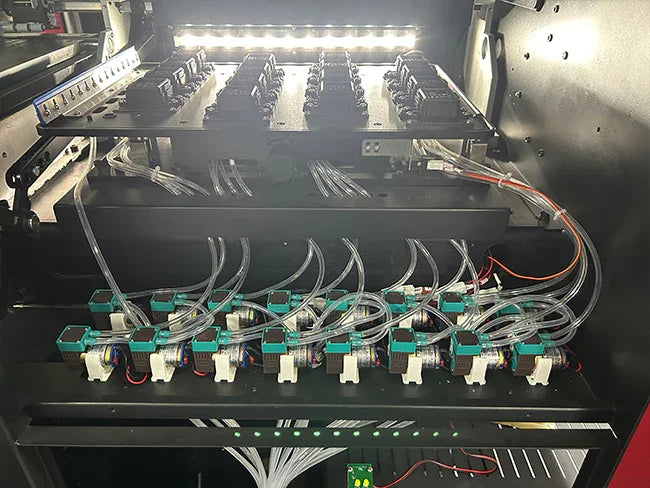Impresora de sublimación industrial de 1,9m para tejidos de fibra con 24 cabezales Epson I3200A1 - SIGN COLOMBIA Plotter de corte
