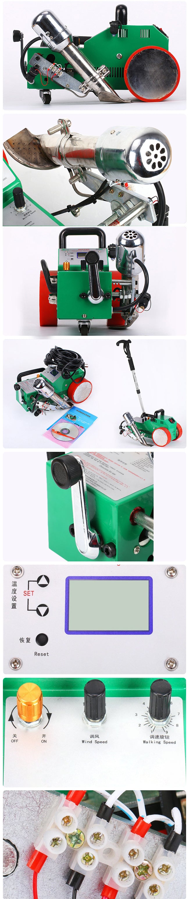 Soldadora automática de aire caliente para pancartas flexibles de 1800 W - SIGN COLOMBIA Plotter de corte