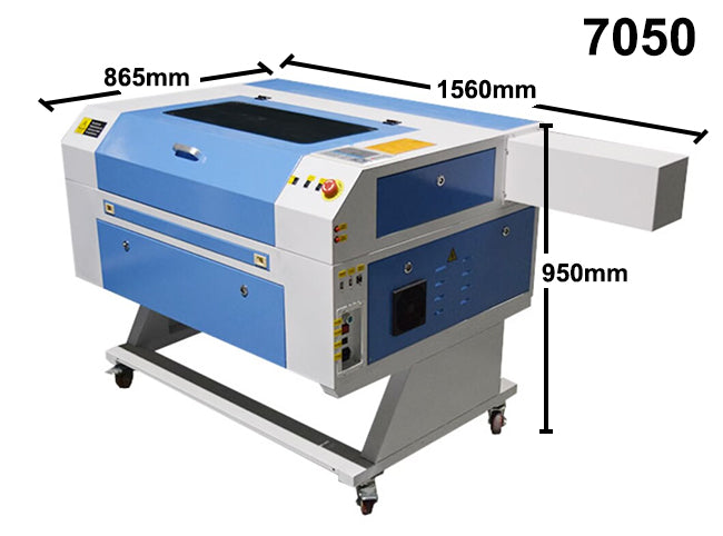 Máquina cortadora y grabadora láser CO2 100w 70x50 - SIGN COLOMBIA Plotter de corte