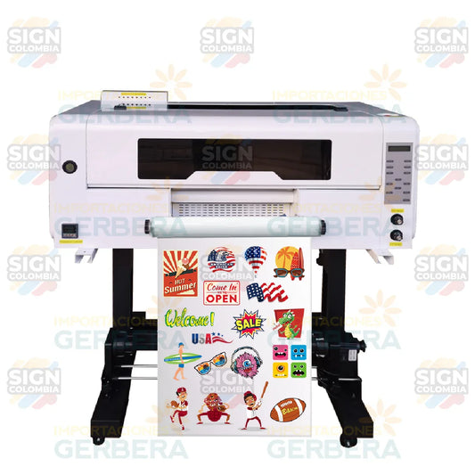 Impresora UV DTF 30cm 300B con 3 cabezales XP600 - SIGN COLOMBIA Plotter de corte