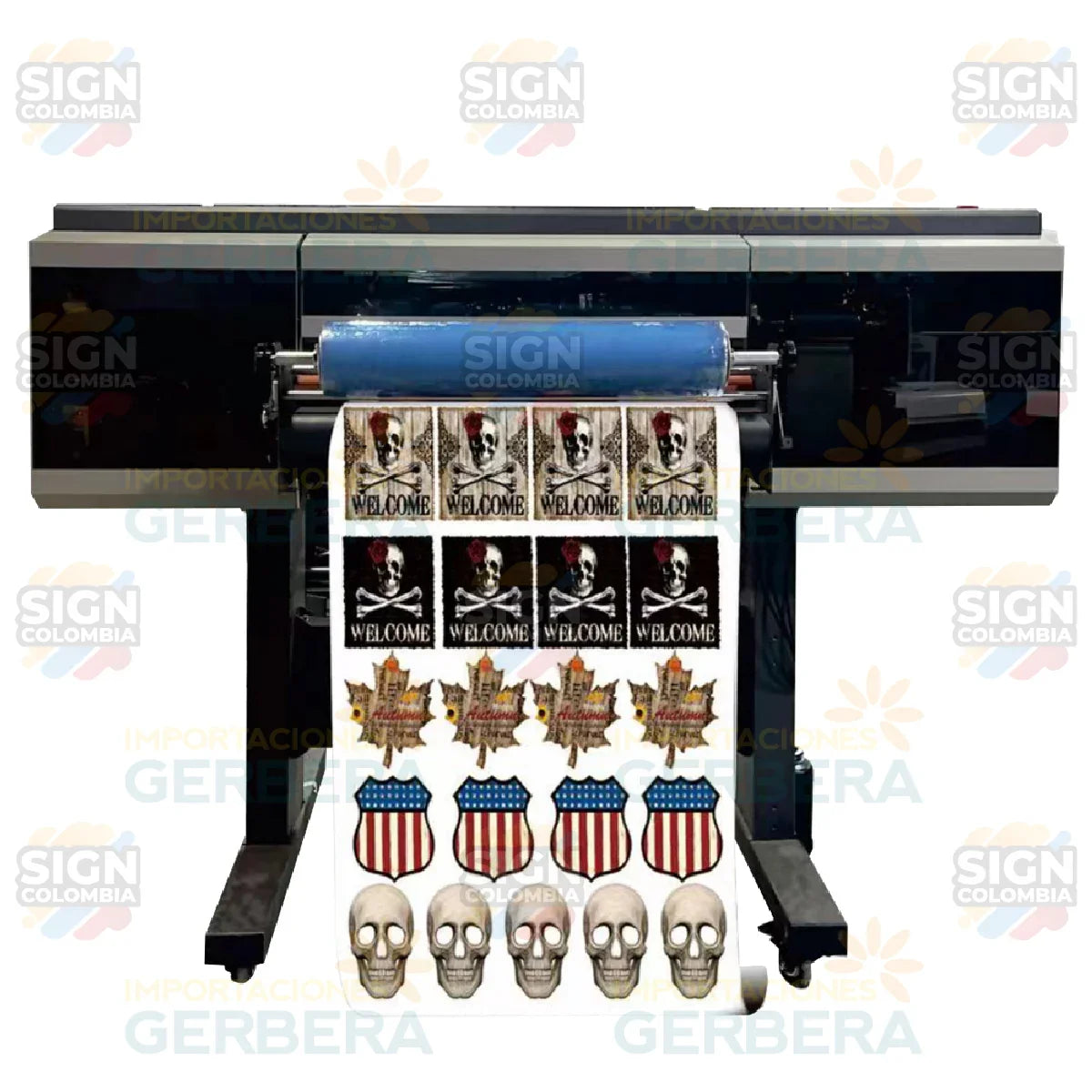 Impresora UV DTF 60 cm con 3/4 cabezales - SIGN COLOMBIA Plotter de corte