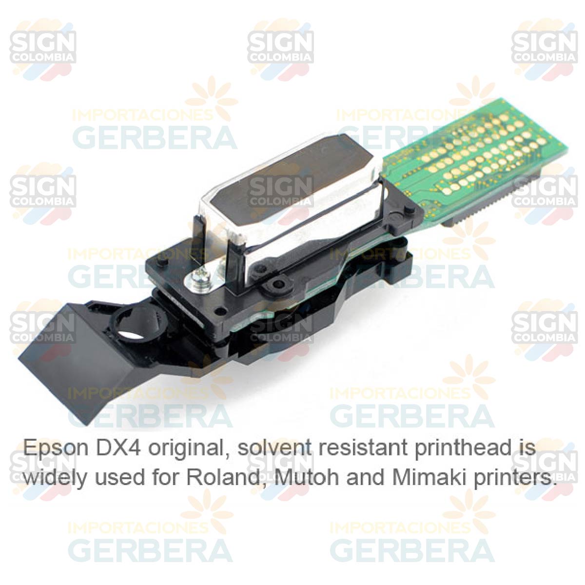 Cabezal de impresión eco solvente DX4 - SIGN COLOMBIA Plotter de corte