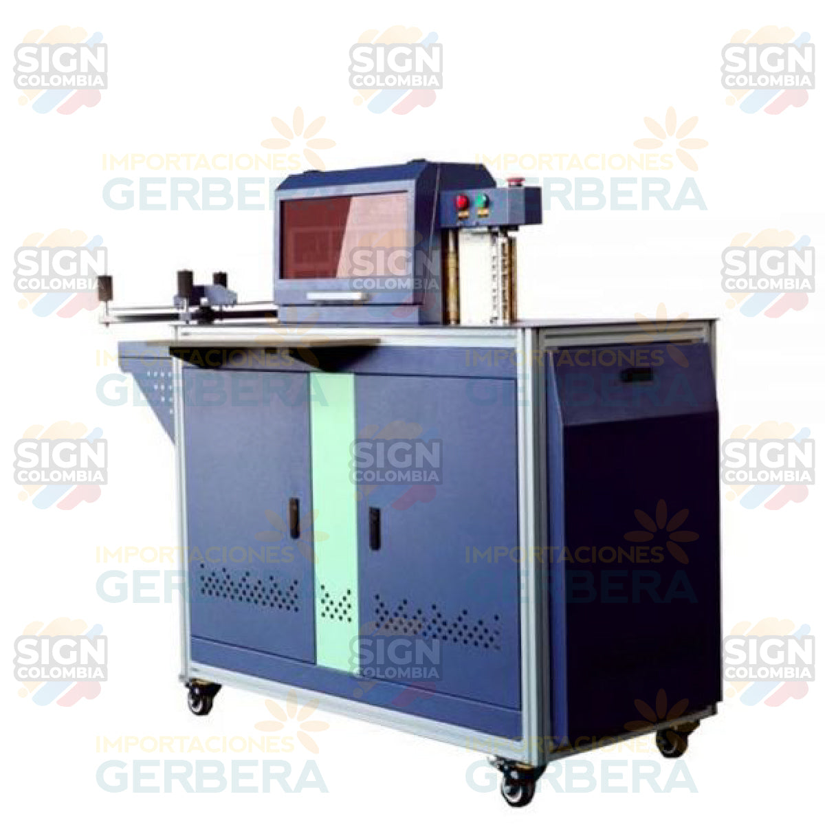 Dobladora de Aluminio Automática para Letras - SIGN COLOMBIA Plotter de corte