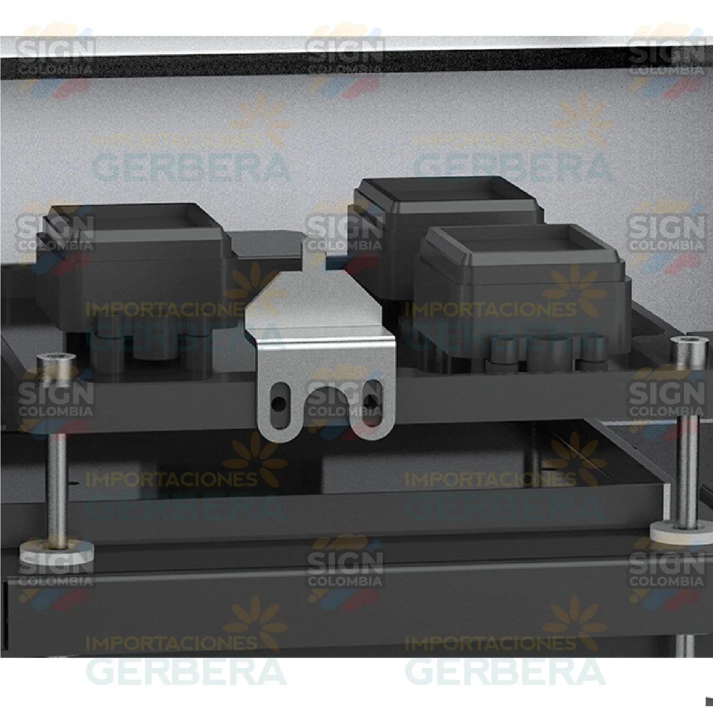Impresora UV con 3 cabezales Epson I1600-U1 de 60x90 - SIGN COLOMBIA Plotter de corte