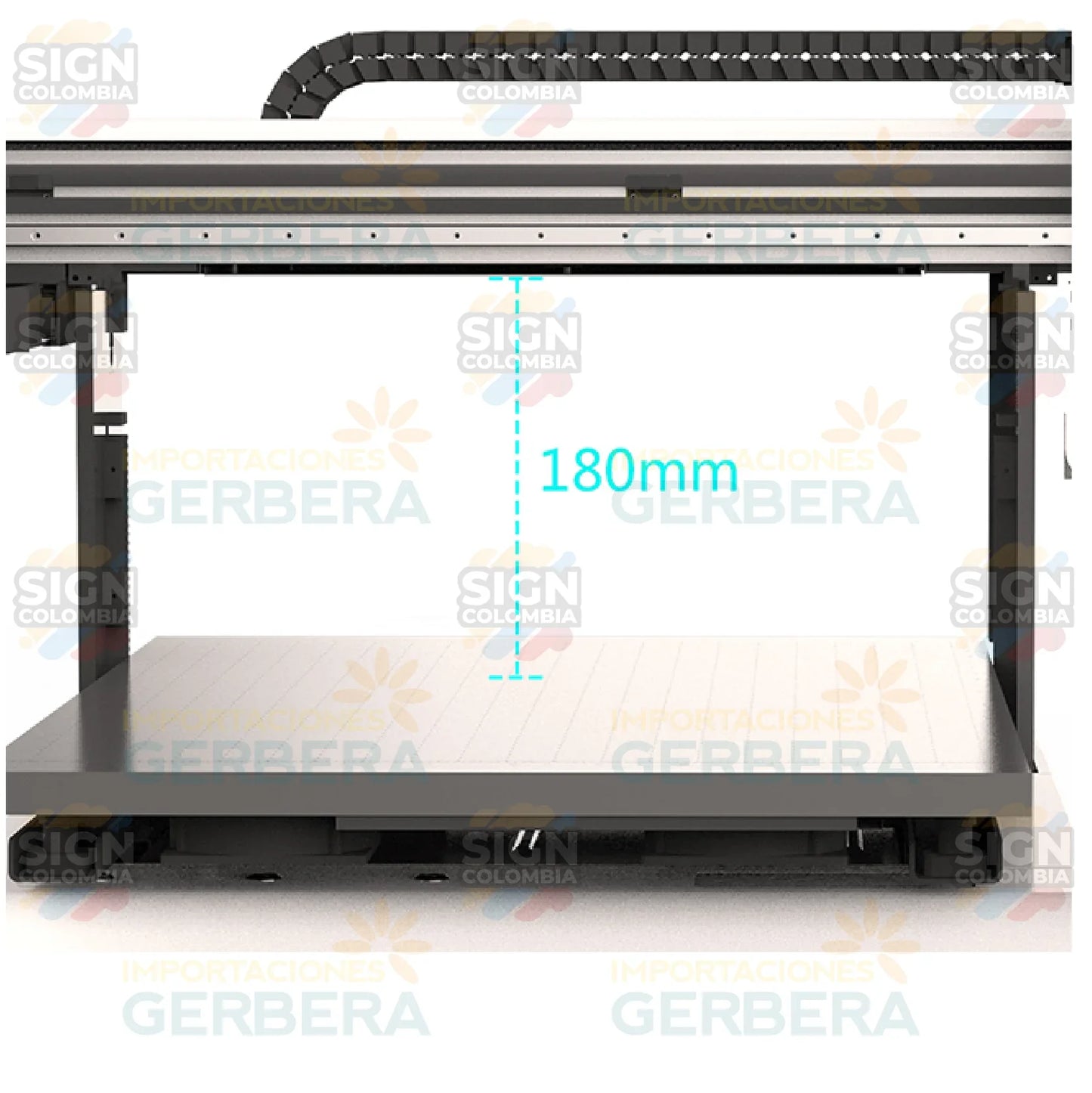 Impresora UV con 3 cabezales Epson I1600-U1 de 60x90 - SIGN COLOMBIA Plotter de corte