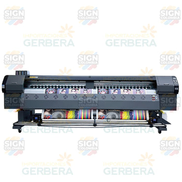 Impresora de inyección de tinta rollo a rollo de 3,2 m con 2 cabezales Epson - SIGN COLOMBIA Plotter de corte