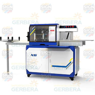 Máquina dobladora automática de letras de canal de borde alto con función completa X3/X6 - SIGN COLOMBIA Plotter de corte