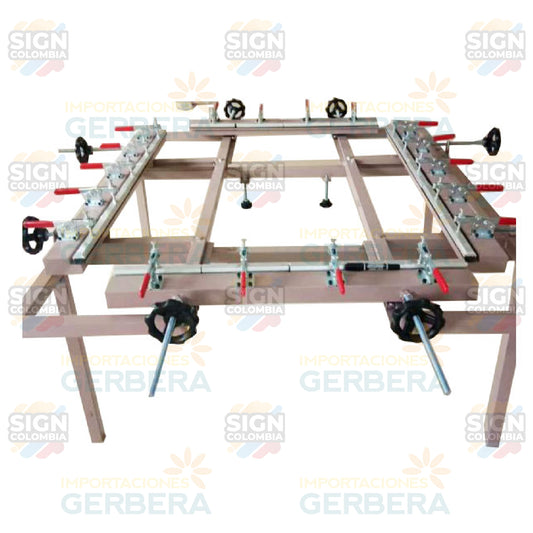 Máquina de estiramiento de pantalla manual de Alta precisión - SIGN COLOMBIA Plotter de corte