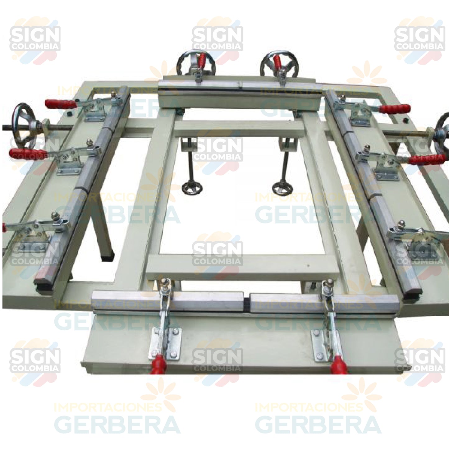 Máquina de estiramiento de pantalla manual de Alta precisión - SIGN COLOMBIA Plotter de corte