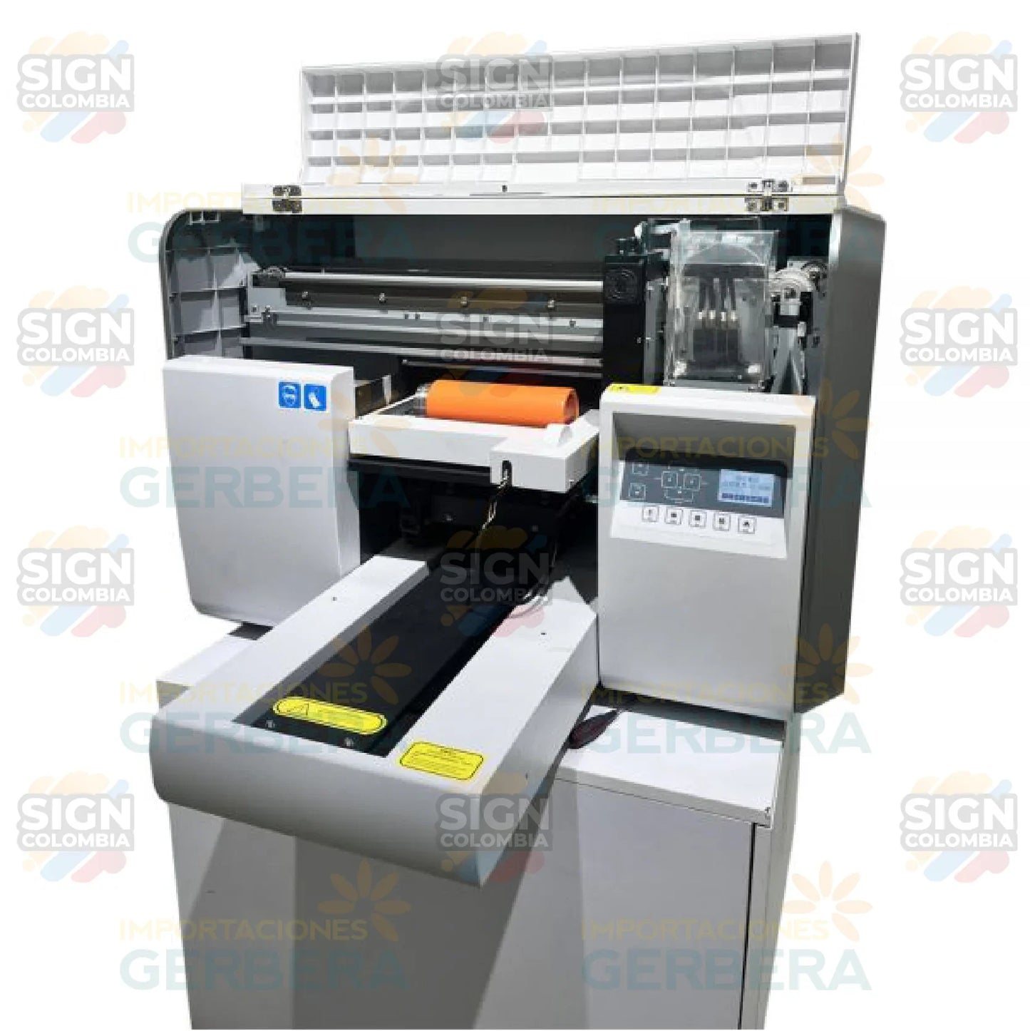 Opción cilíndrica rotativa para impresora plana LED UV A3 - SIGN COLOMBIA Plotter de corte