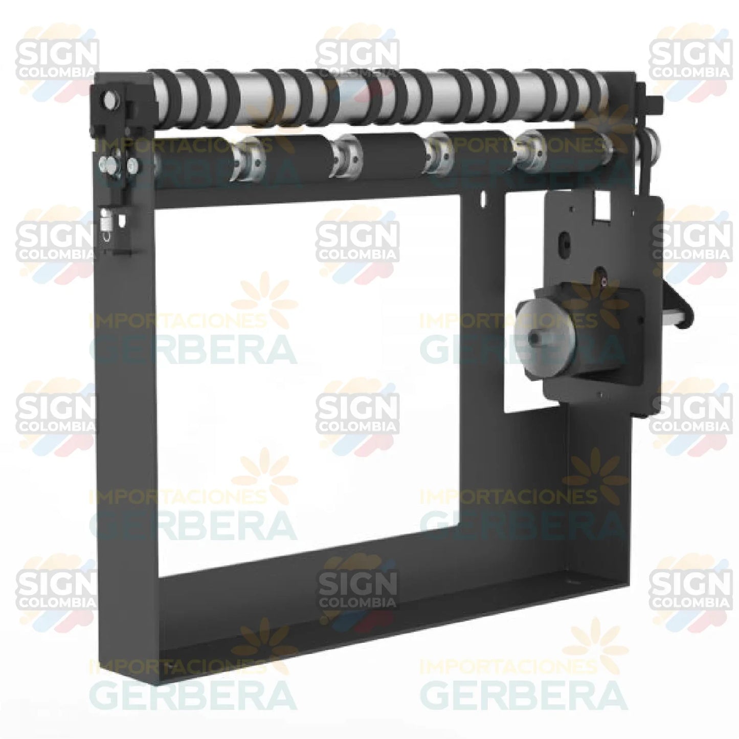 Opción de rollo para impresora plana LED UV A3 - SIGN COLOMBIA Plotter de corte