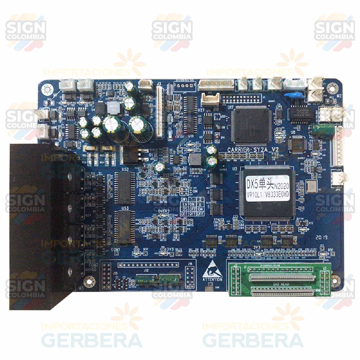Panel del Carrito Versión Mejorada DX5/DX7 - SIGN COLOMBIA Plotter de corte