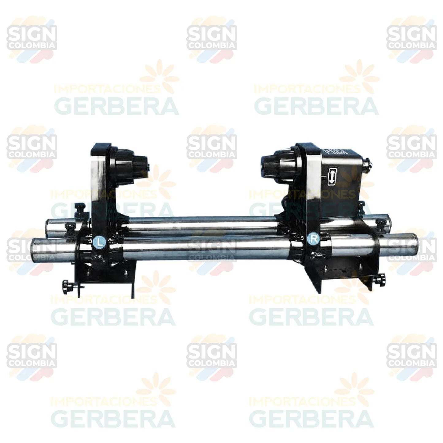 Riel de alimentación automática de medios 50 de 64" - SIGN COLOMBIA Plotter de corte
