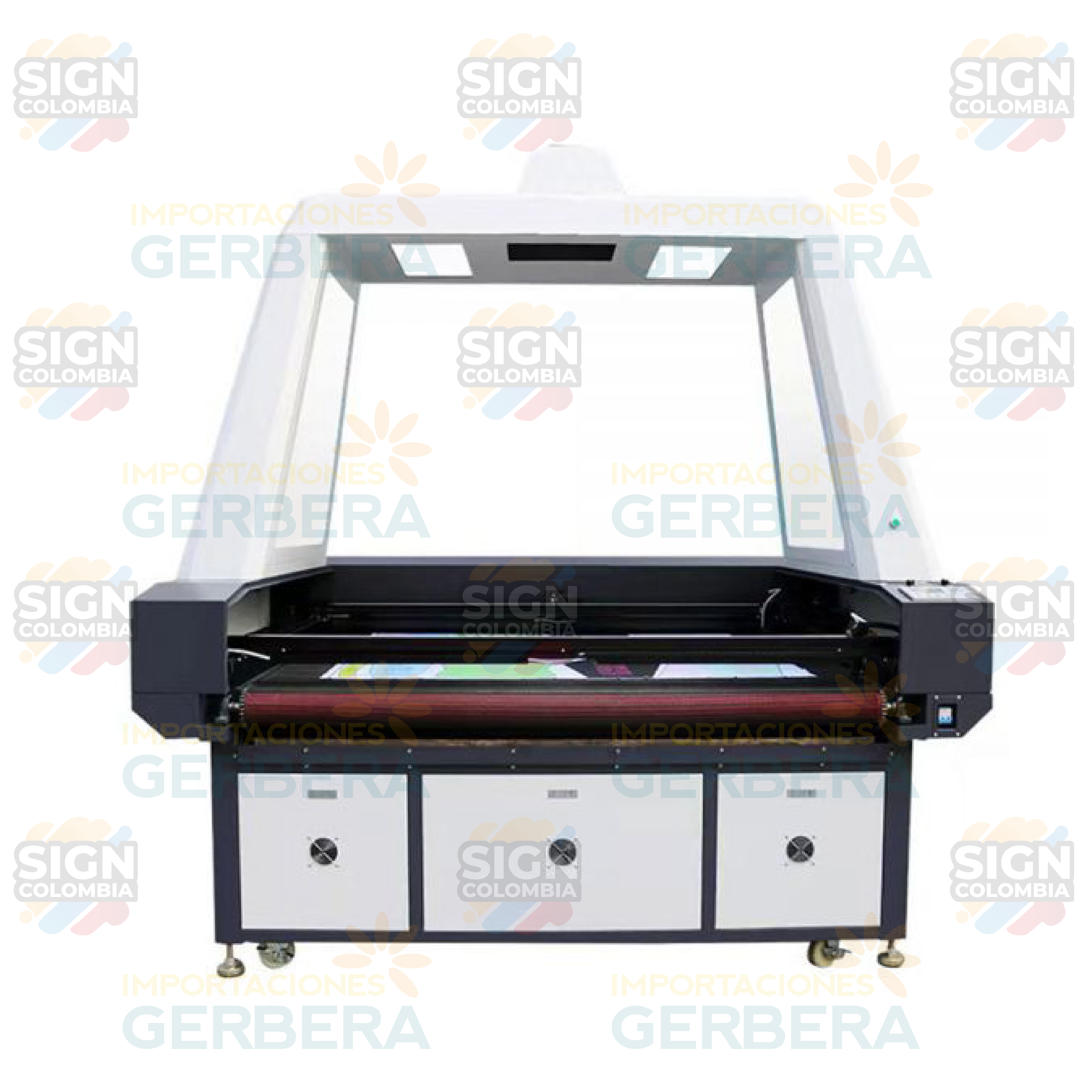 Máquina cortadora láser de tela con cámara CCD de 1 cabezal - SIGN COLOMBIA Plotter de corte