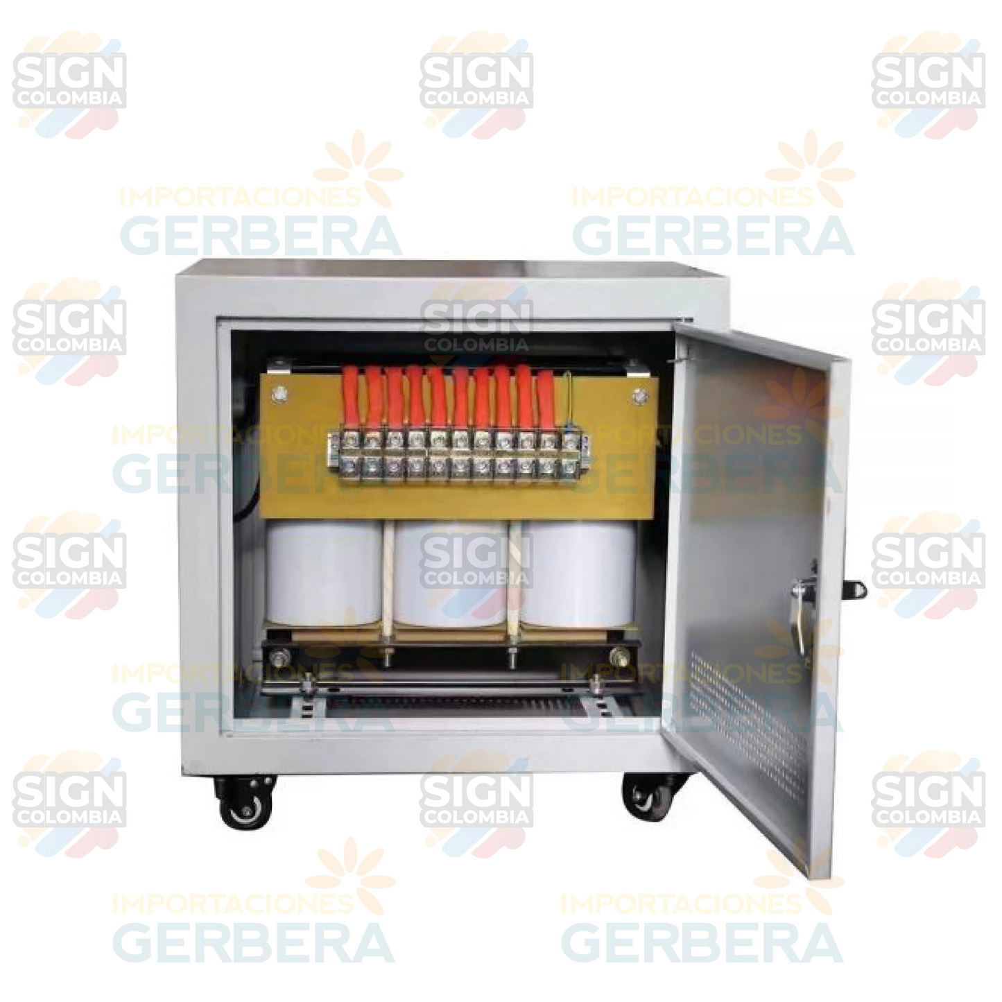 Transformador / Regulador automático de 60/80KW de 220VAC a 380VAC 5G - SIGN COLOMBIA Plotter de corte