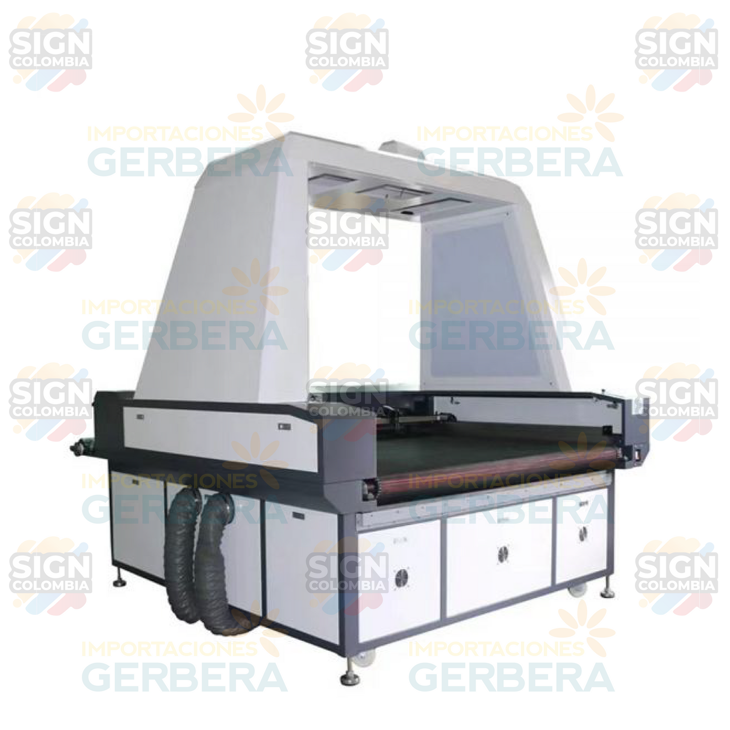 Máquina cortadora láser de tela con cámara CCD de 1 cabezal - SIGN COLOMBIA Plotter de corte