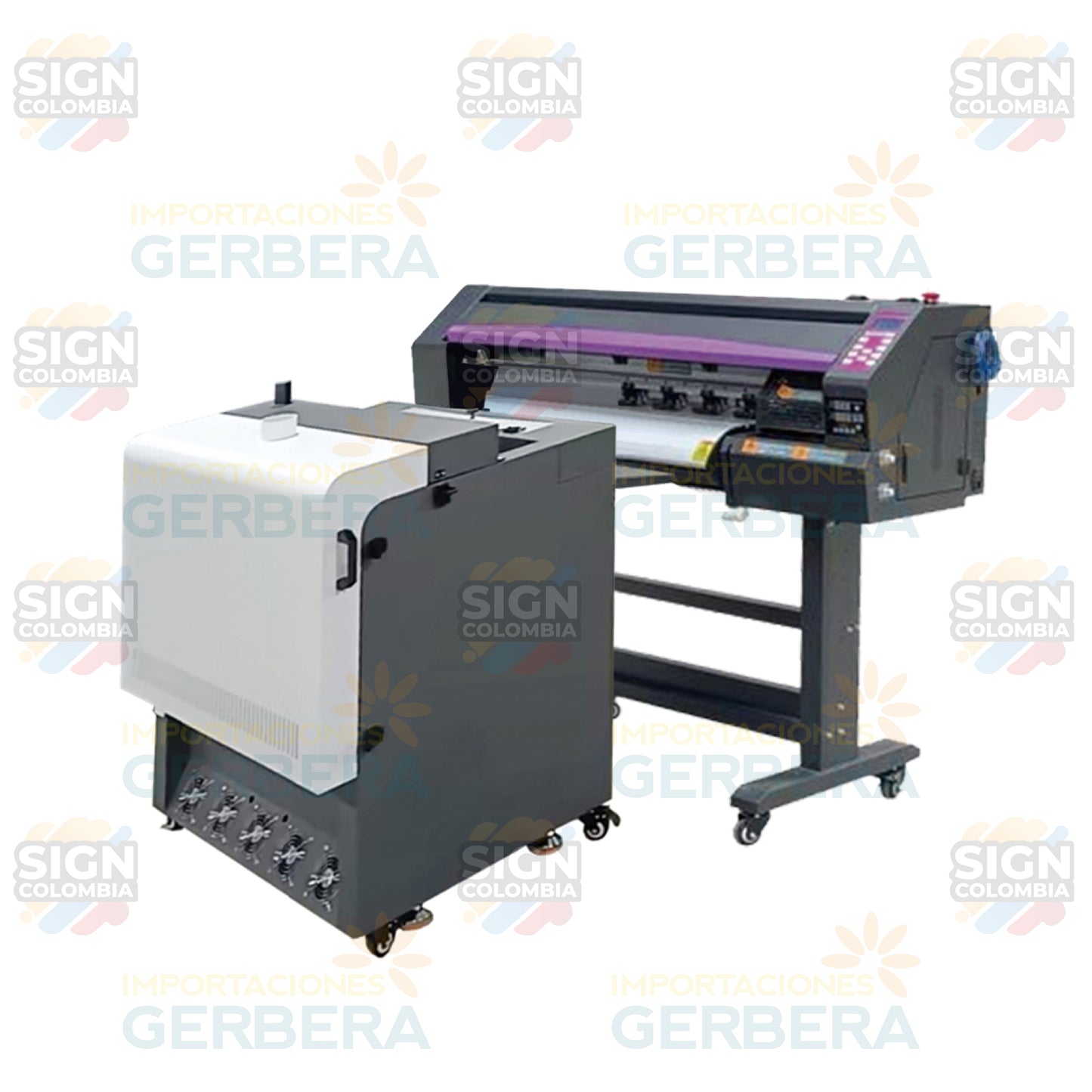 Impresora DTF 650C+650BH con 2 cabezales Epson XP600