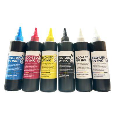 Tinta UV especial para impresora plana LED UV A3, 250 ml - SIGN COLOMBIA Plotter de corte