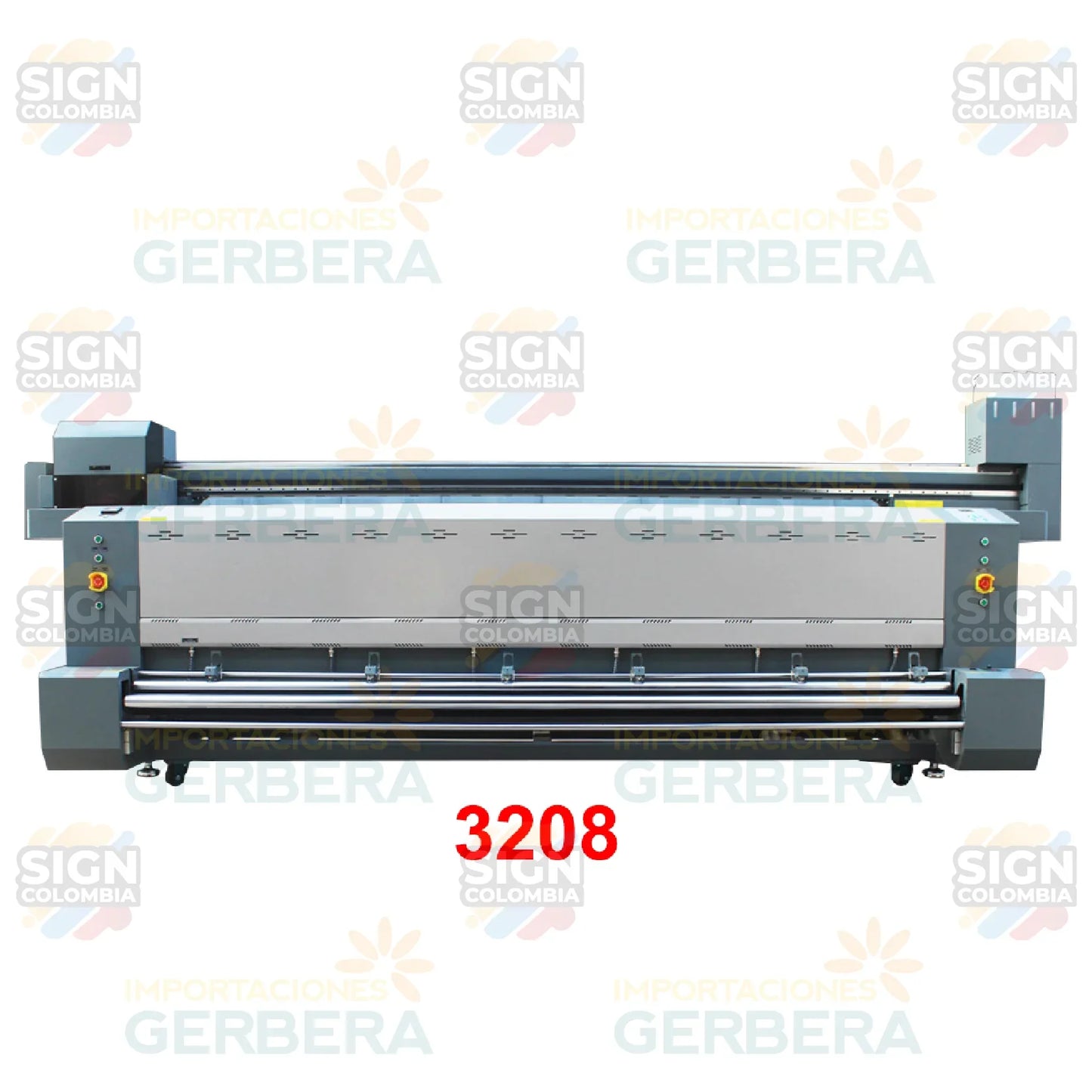Impresora digital gran formato con impresión directa sobre tela de 1,6 m con 2 cabezales Epson 3200 - SIGN COLOMBIA Plotter de corte