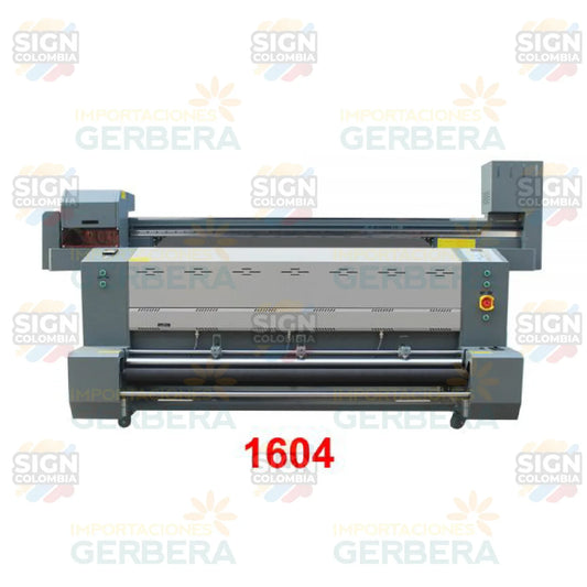 Impresora digital gran formato con impresión directa sobre tela de 1,6 m con 2 cabezales Epson 3200 - SIGN COLOMBIA Plotter de corte
