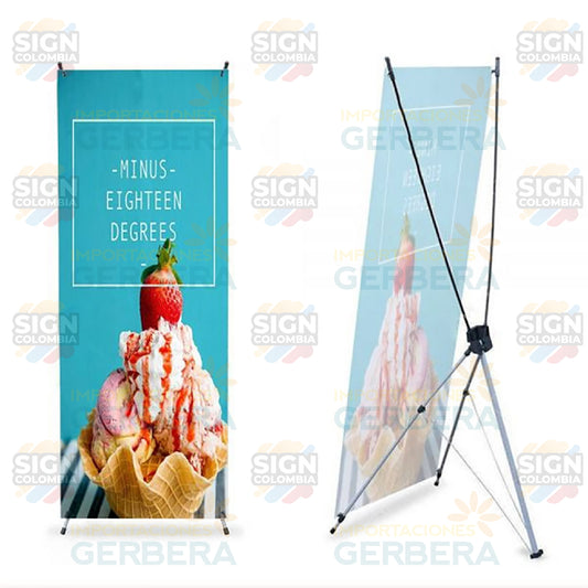 Porta pendones - Arañas - SIGN COLOMBIA Plotter de corte