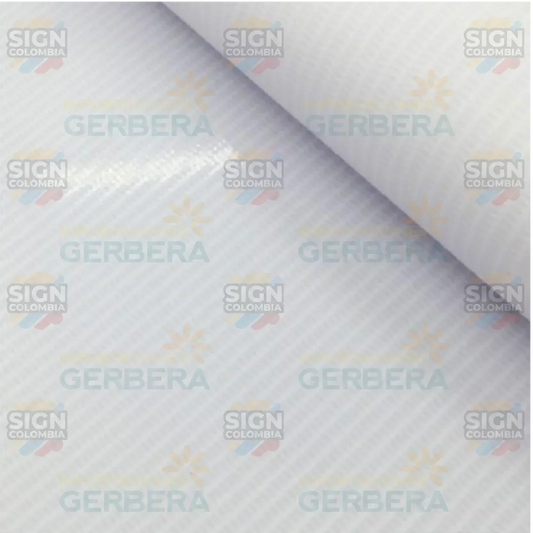 Lona Banner Blanco Brillante 15oz 440g - SIGN COLOMBIA Plotter de corte