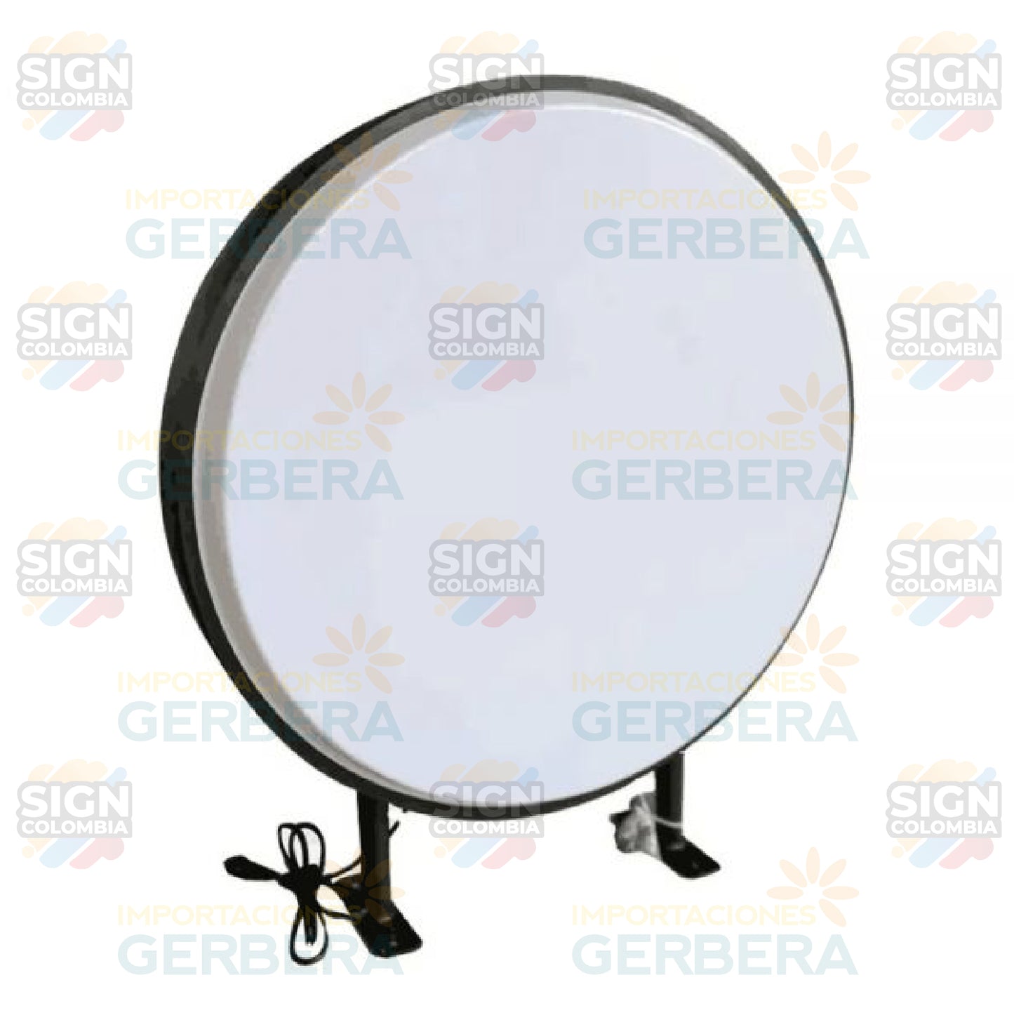 CAJA DE LUZ REDONDA ACRILICA R30/40/50/60/80/100