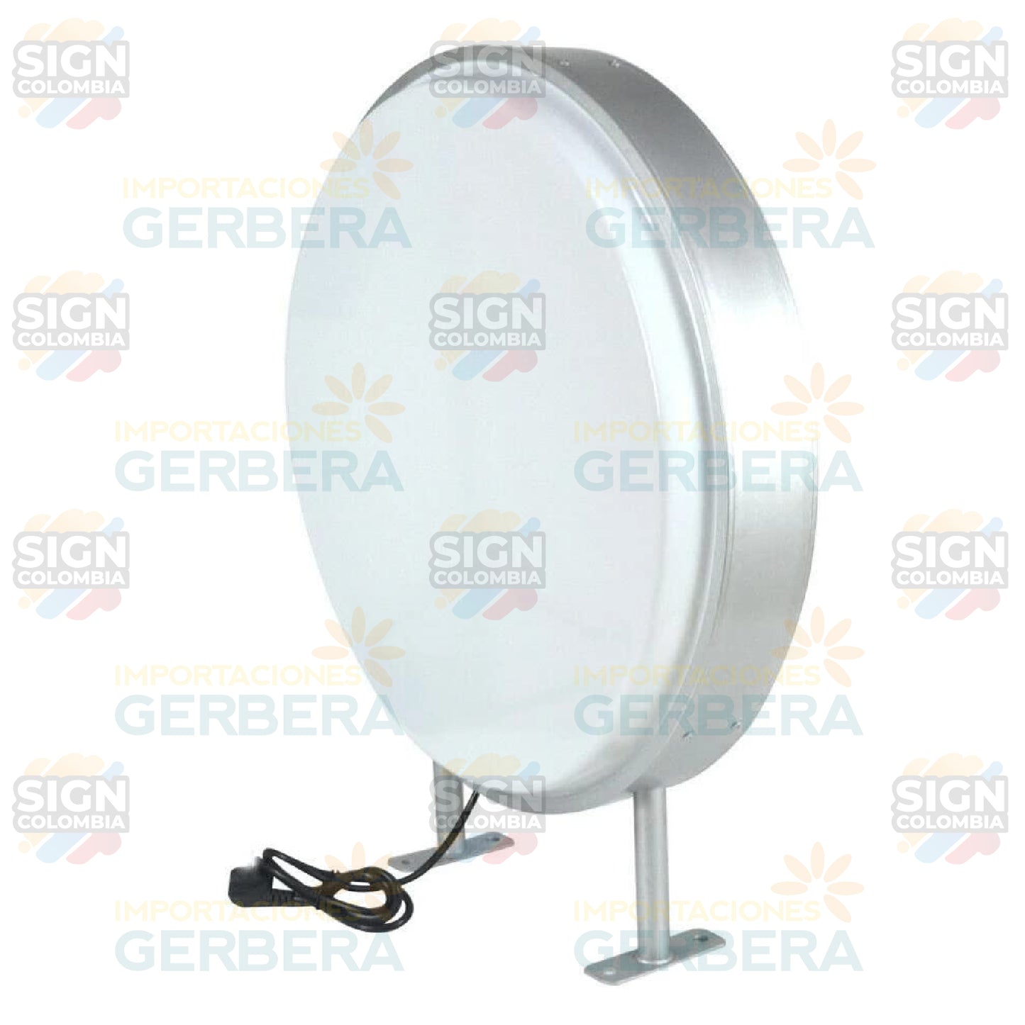 CAJA DE LUZ REDONDA ACRILICA R30/40/50/60/80/100