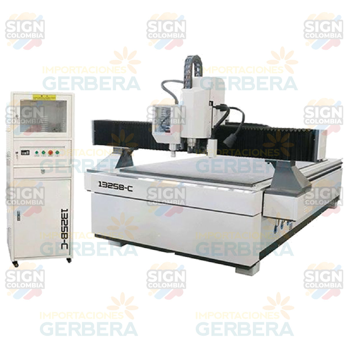 CNC Router Con Navaja Oscilatoria Doble Cabezal - SIGN COLOMBIA Plotter de corte