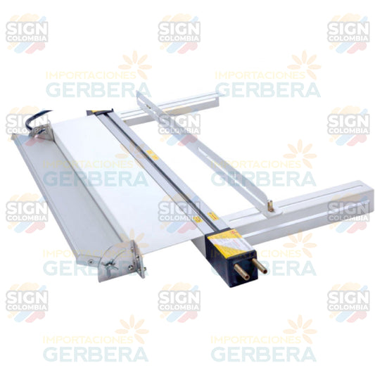 Máquina dobladora de PVC con caja de luz acrílica manual 1250/110V - SIGN COLOMBIA Plotter de corte