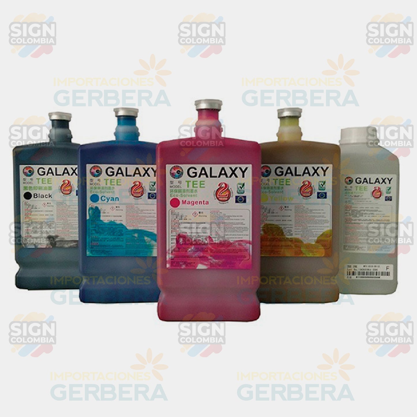 Tintas Galaxy 2 Años CMYK - SIGN COLOMBIA Plotter de corte