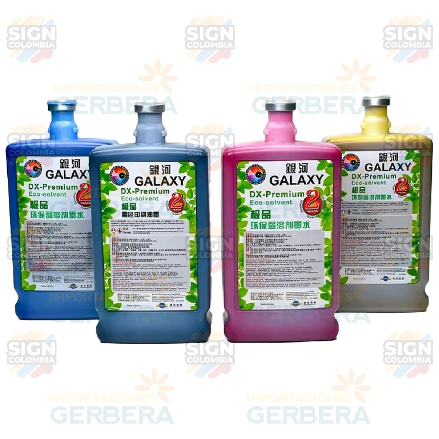 Tintas Galaxy 2 Años CMYK - SIGN COLOMBIA Plotter de corte