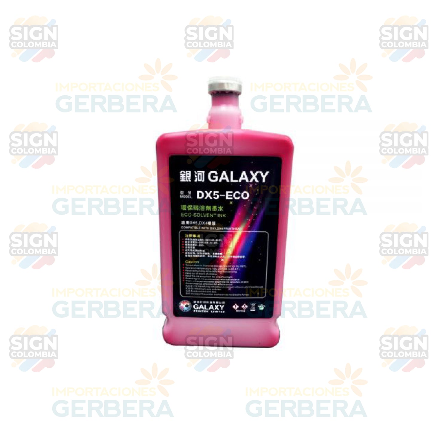 Tinta Galaxy Eco Solvente - SIGN COLOMBIA Plotter de corte