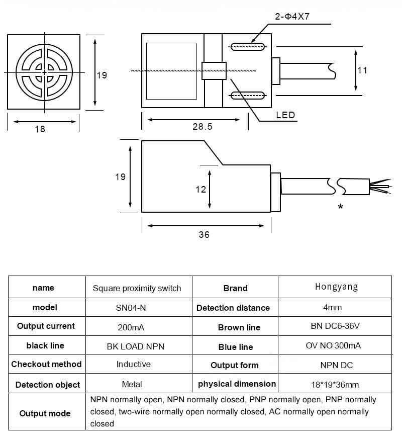 Sensor de proximidad Laser