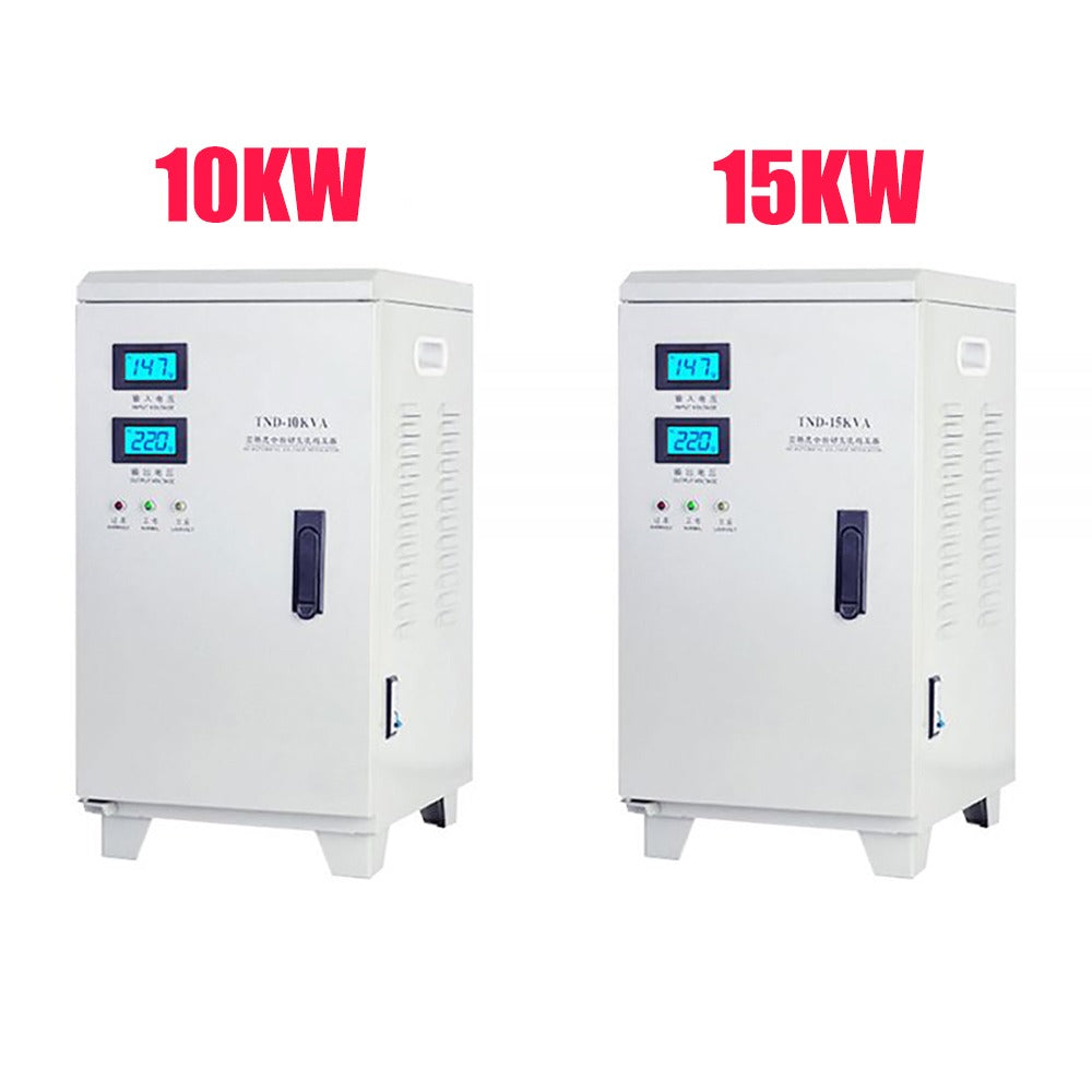 Transformador / Regulador de voltaje totalmente automático de 10/15kW, 220V