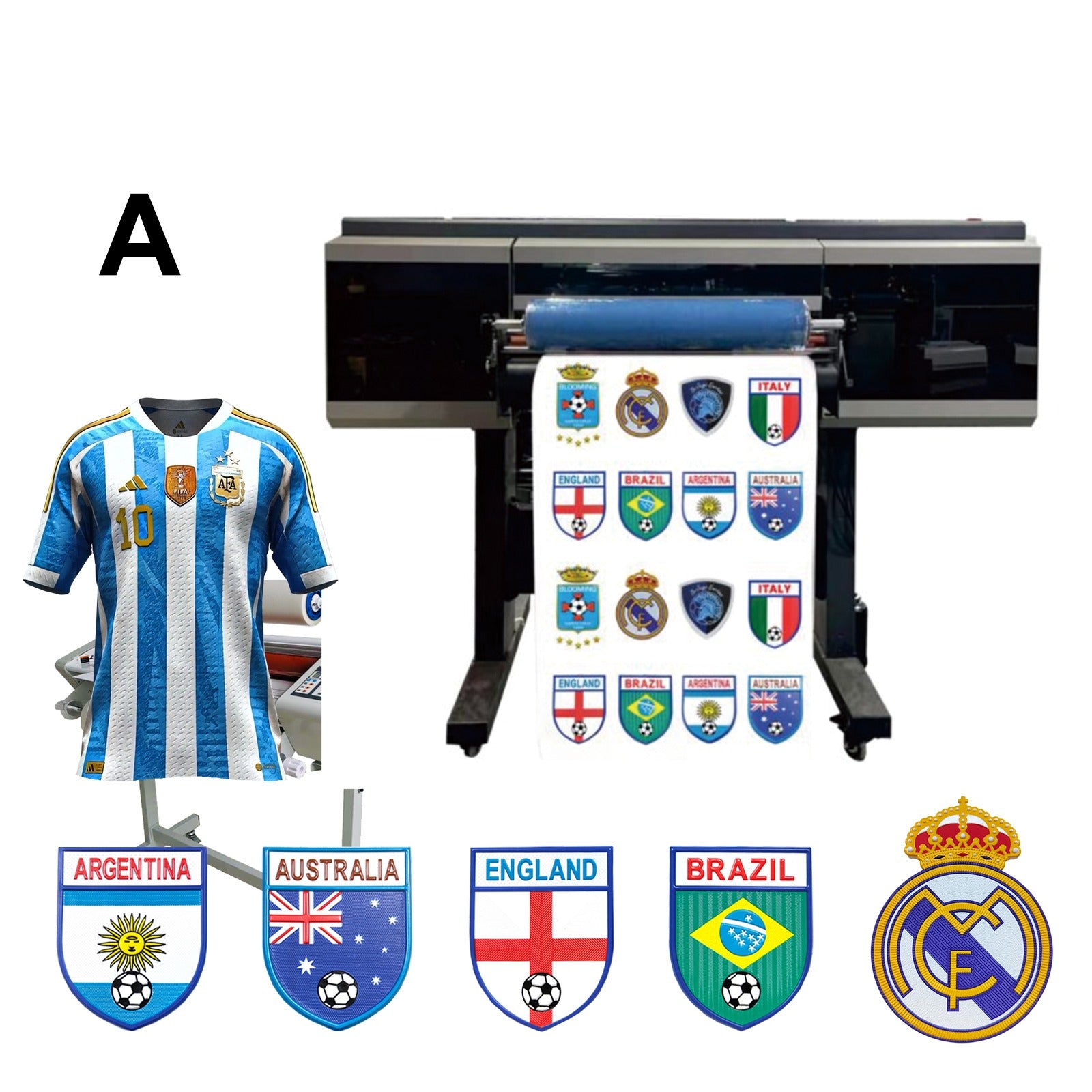 Impresora Efecto 3D DTF UV para Ropa - SIGN COLOMBIA Plotter de corte