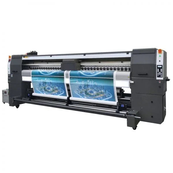 Impresora inyección UV rollo a rollo de 3,2 m con 4 cabezales Epson - SIGN COLOMBIA Plotter de corte