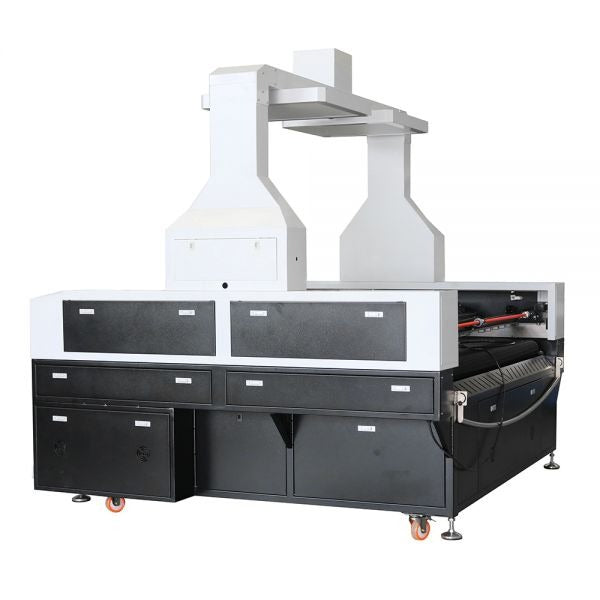 Máquina cortadora láser de tela con cámara CCD de 2 cabezales FM1816/1918/1822/1827 - SIGN COLOMBIA Plotter de corte