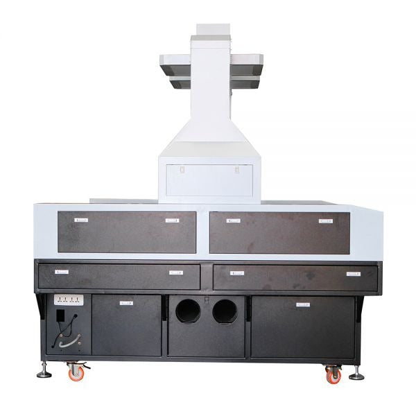 Máquina cortadora láser de tela con cámara CCD de 2 cabezales FM1816/1918/1822/1827 - SIGN COLOMBIA Plotter de corte
