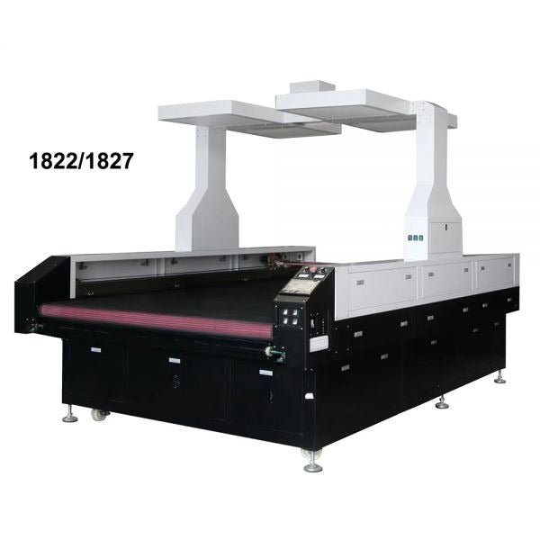 Máquina cortadora láser de tela con cámara CCD de 2 cabezales FM1816/1918/1822/1827 - SIGN COLOMBIA Plotter de corte