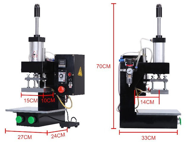 Máquina Estampadora Automática Neumática En Caliente