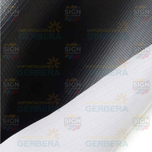 Lona Banner Mate Reverso Negro 15Oz 440g - SIGN COLOMBIA Plotter de corte