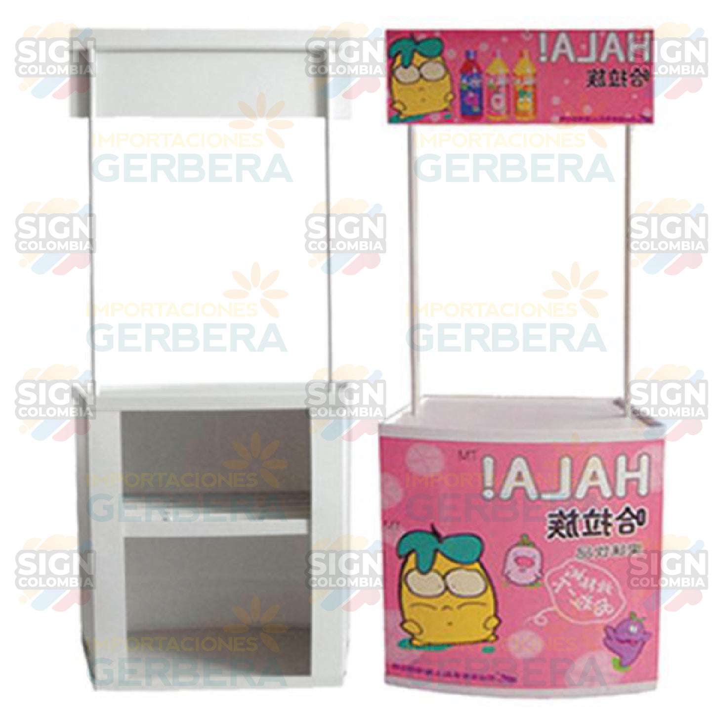 Mesa de PP de 80x180 cm