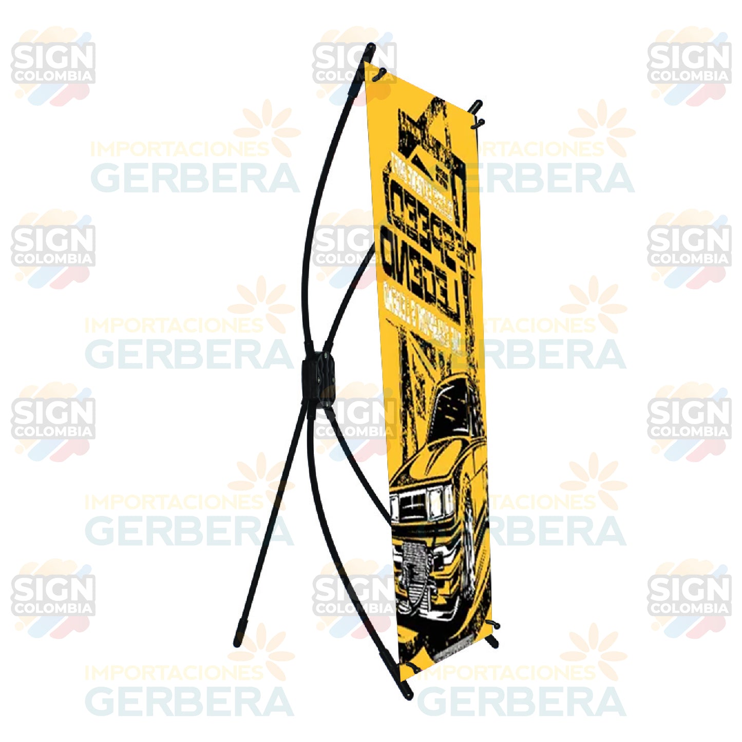 Porta pendones - Arañas - SIGN COLOMBIA Plotter de corte