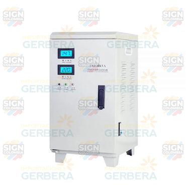 Transformador / Regulador de voltaje totalmente automático de 10/15kW, 220V - SIGN COLOMBIA Plotter de corte