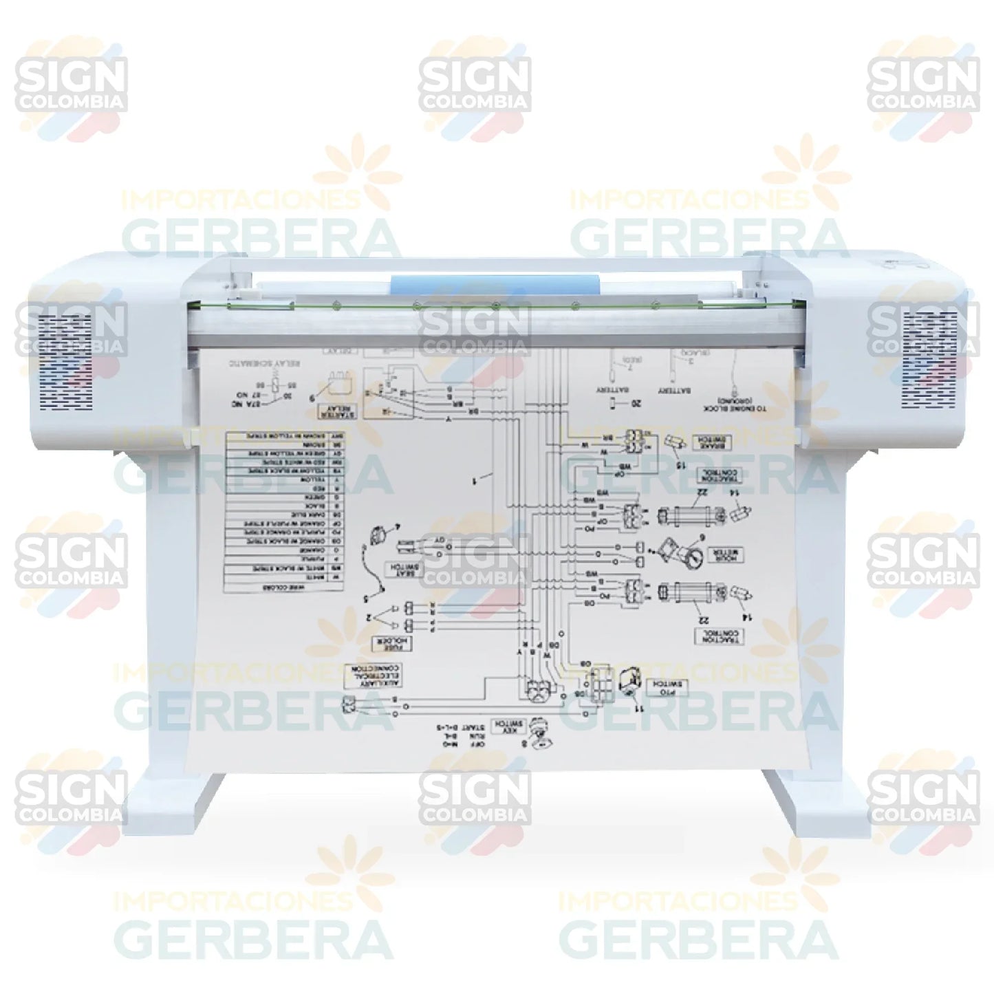 Plotter Térmico CAD Para Ingeniería (88cm ancho) - SIGN COLOMBIA Plotter de corte