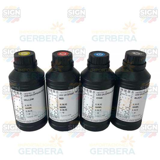 Tintas UV 500ml - SIGN COLOMBIA Plotter de corte