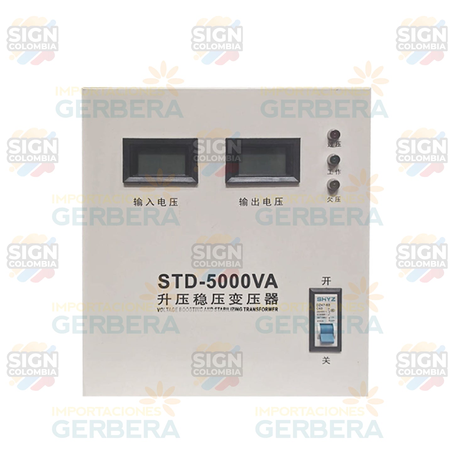 Elevador / Regulador de voltaje automático de 3/5KW - SIGN COLOMBIA Plotter de corte